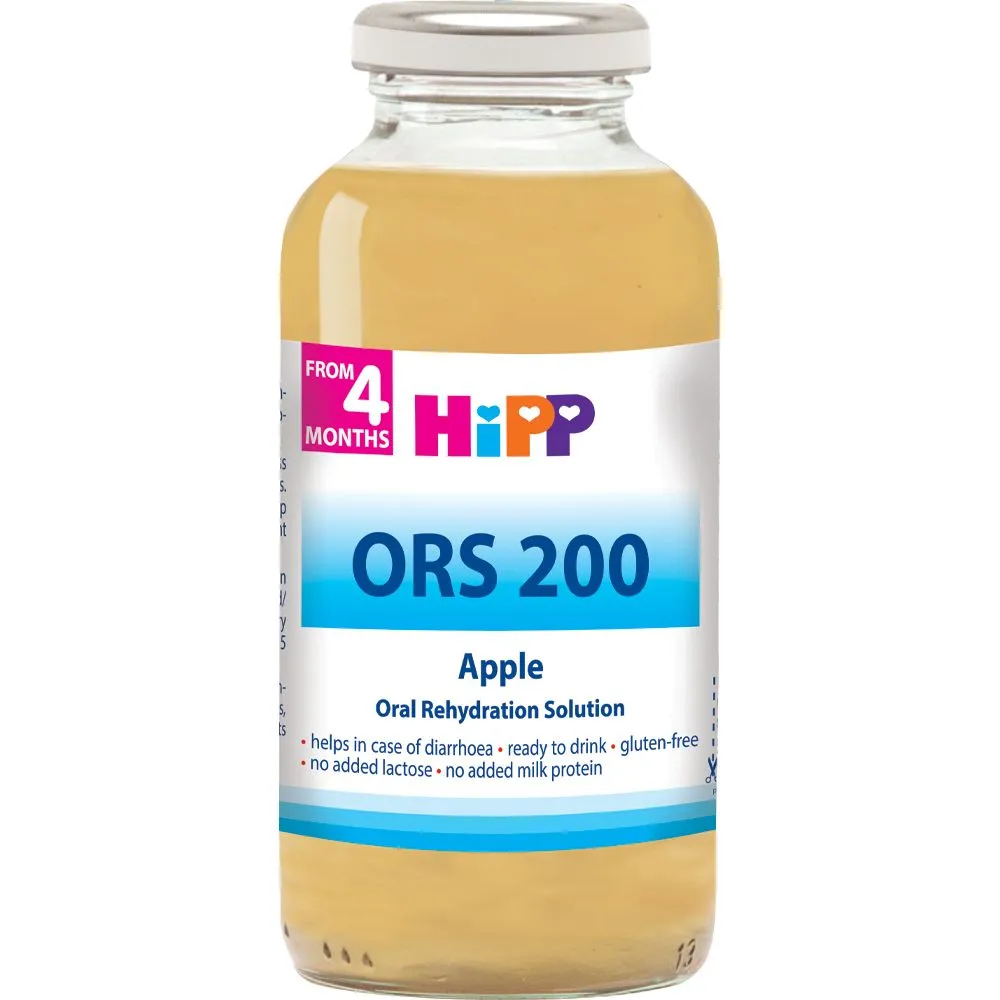 Hipp ORS 200 jabuka 200ml 4M+