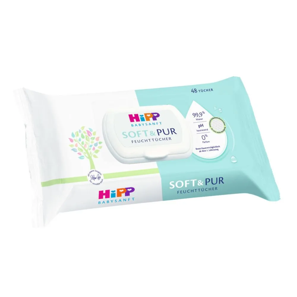 HiPP Soft&Pure vlažne maramice 48/1