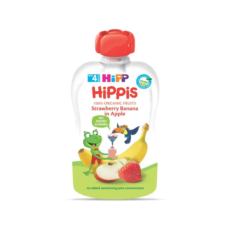 Hipp voćni užitak jagoda banana i jabuka 90g