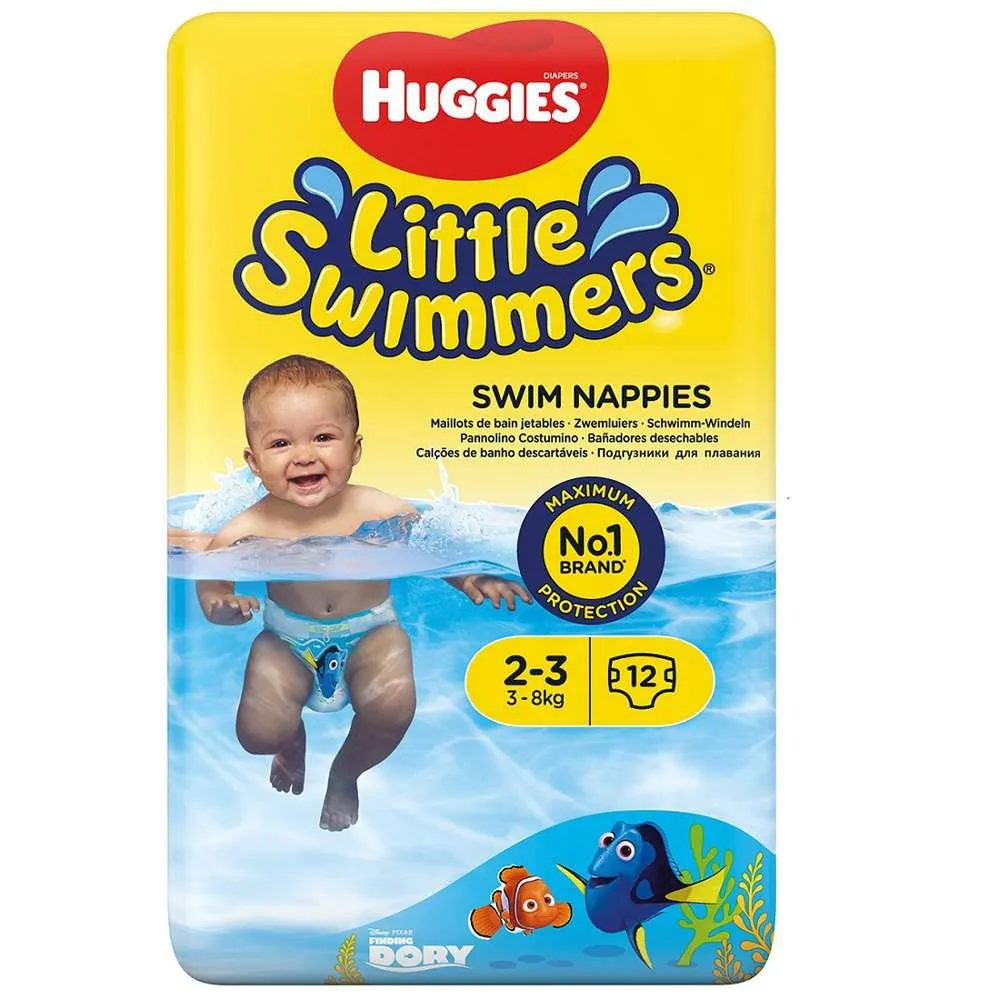 Huggies Little Swimmers pelene za kupanje 2-3, 3-8kg, 12/1