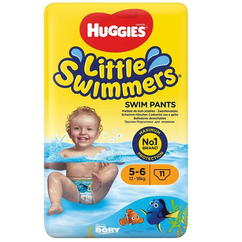 Huggies pelene za kupanje Little Swimmers 5-6, 12-18 kg, 11 komada