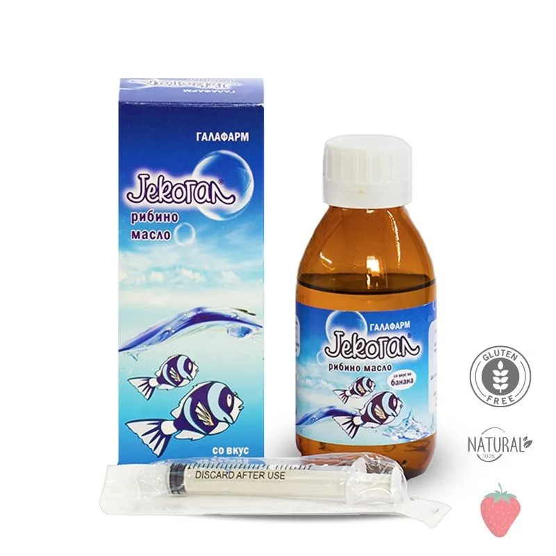 Jekogal® riblje ulje sa ukusom jagode 100 ml