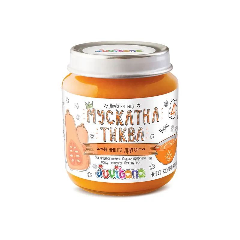 Juvitana kašica od muskantne tikve 4+ 128g