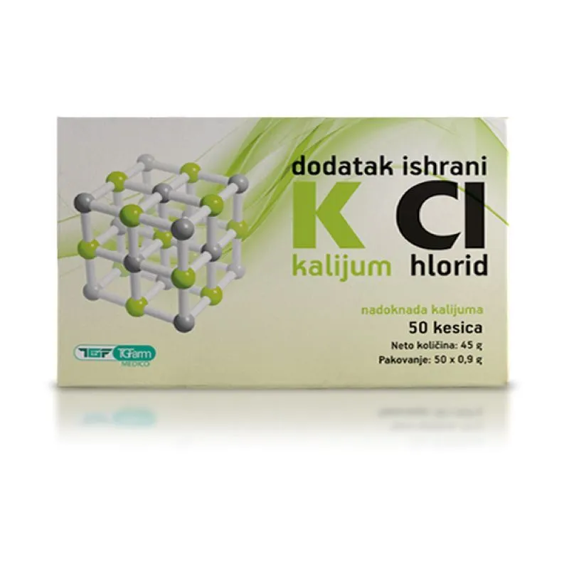Kalijum hlorid 50x0,9g
