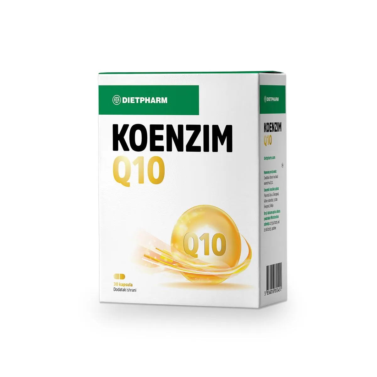  Koenzim Q10 100 mg, 30 kapsula