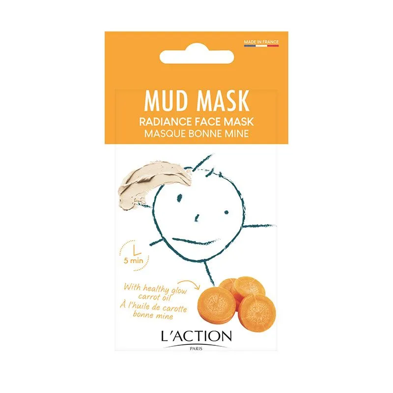 L'ACTION PARIS mud maska za lice radiance 15g