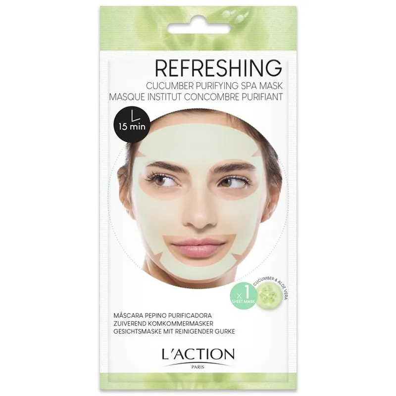 L'action spa maska krastavac za čišćenje lica 20g