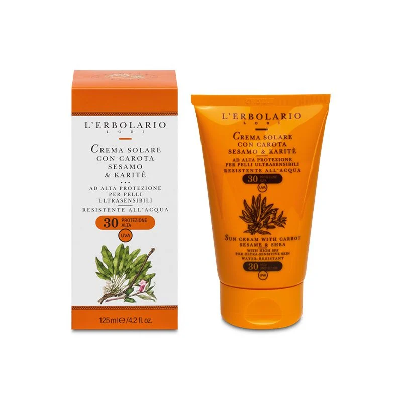 L'erbolario krema za zaštitu od sunca SPF30 125ml