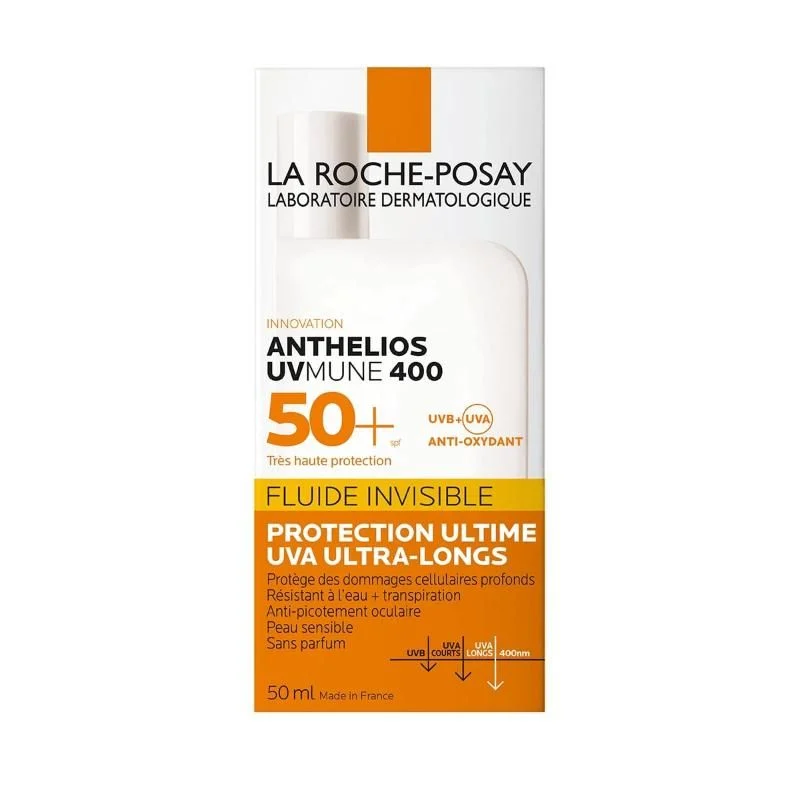 La Roche-Posay Anthelios uvmune 400 nevidljivi fluid SPF50+, 50ml