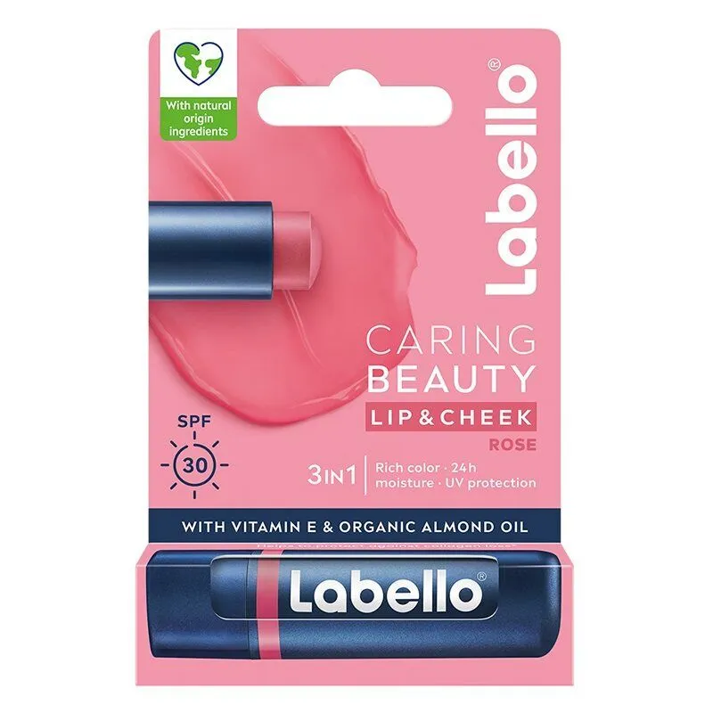 Labello Caring Beauty Rose 4,8g