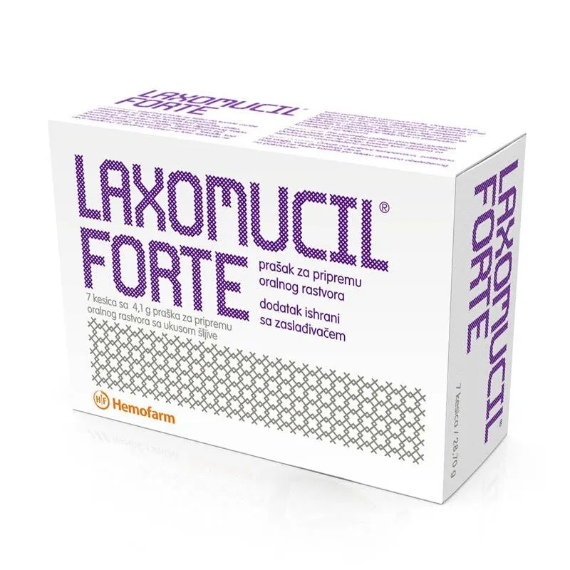 Laxomucil Forte 7 kesica