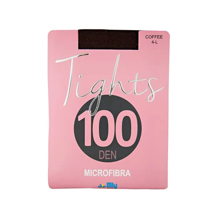 Lilly čarape 100 Den Coffee 4