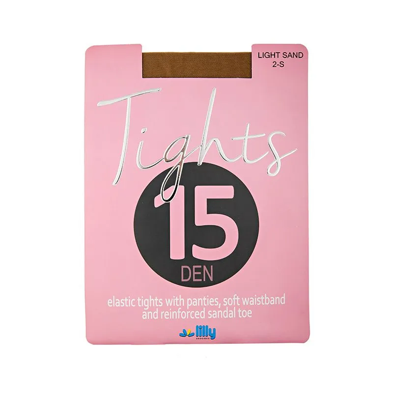 Lilly čarape 15 Den Light sand 2