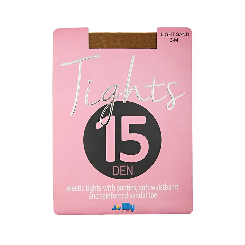 Lilly čarape 15 Den Light sand 3