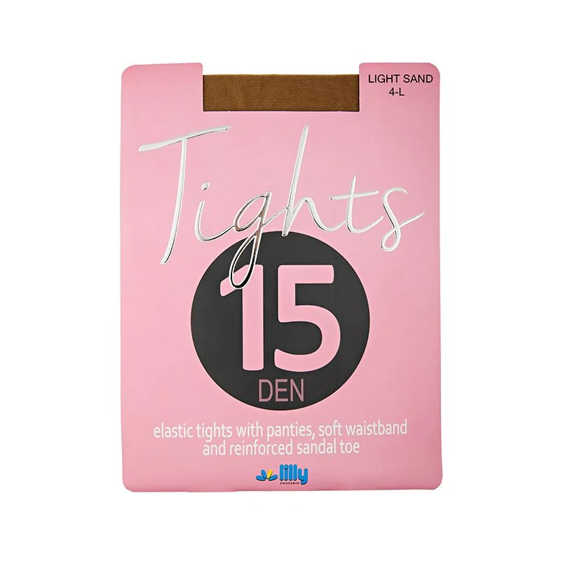 Lilly čarape 15 Den Light sand 4
