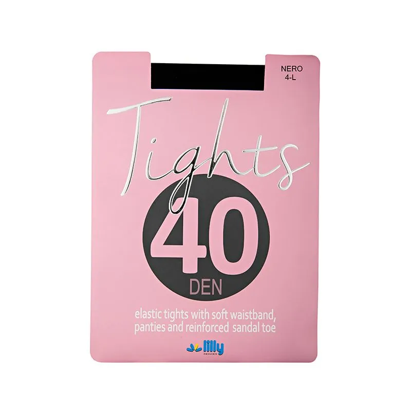 Lilly čarape 40 den Nero 4