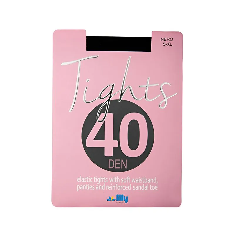 Lilly čarape 40 den Nero 5