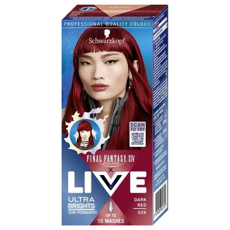 Live Color Ultra Bright 026 Tamno crvena boja za kosu