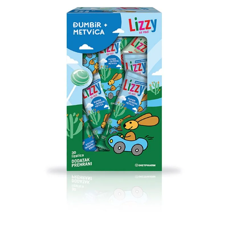 Lizzy se vozi lizalica, 1 lizalica