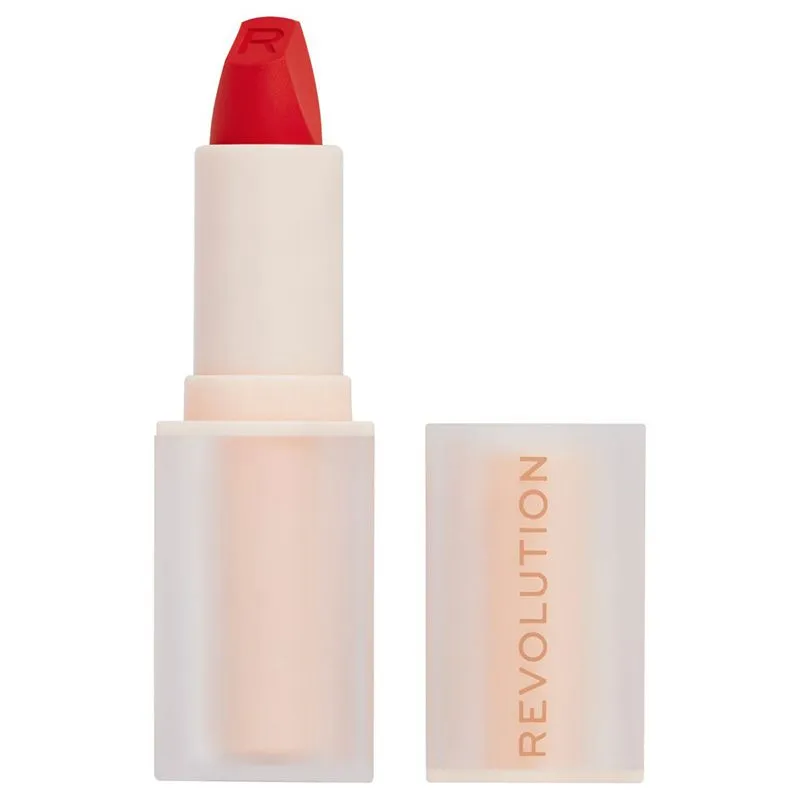 Makeup Revolution kremasti ruž za usne Allure Soft Satin Vibe Red 3.2g