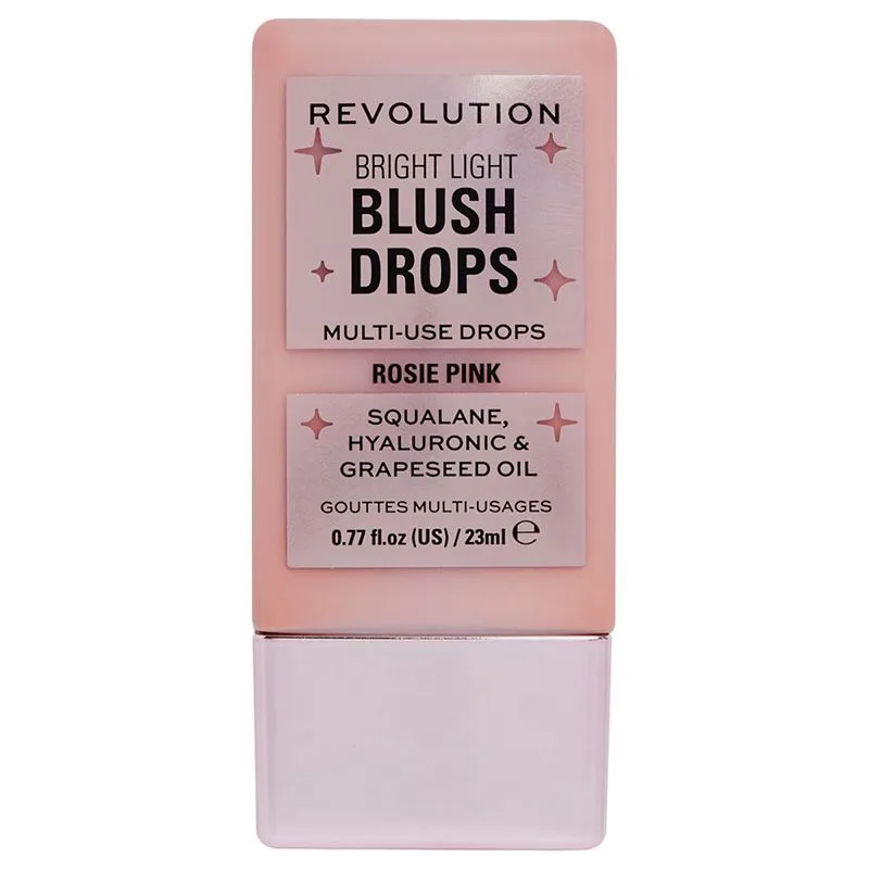 Makeup Revolution tečno rumenilo Bright Light Blush Drops Pink Rosie 23ml