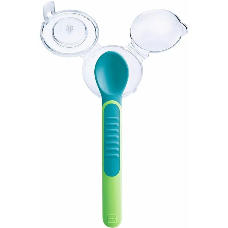 MAM set kašičica sa poklopcem, 6m