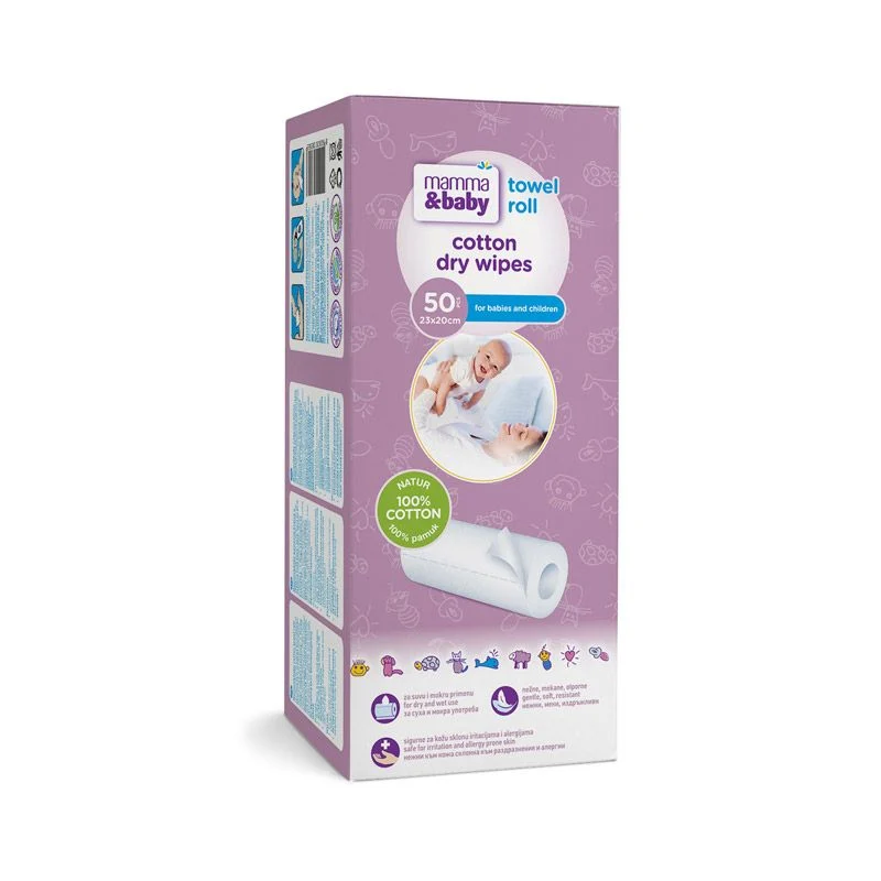 Mamma&baby pamučne suve krpice u rolni 50/1