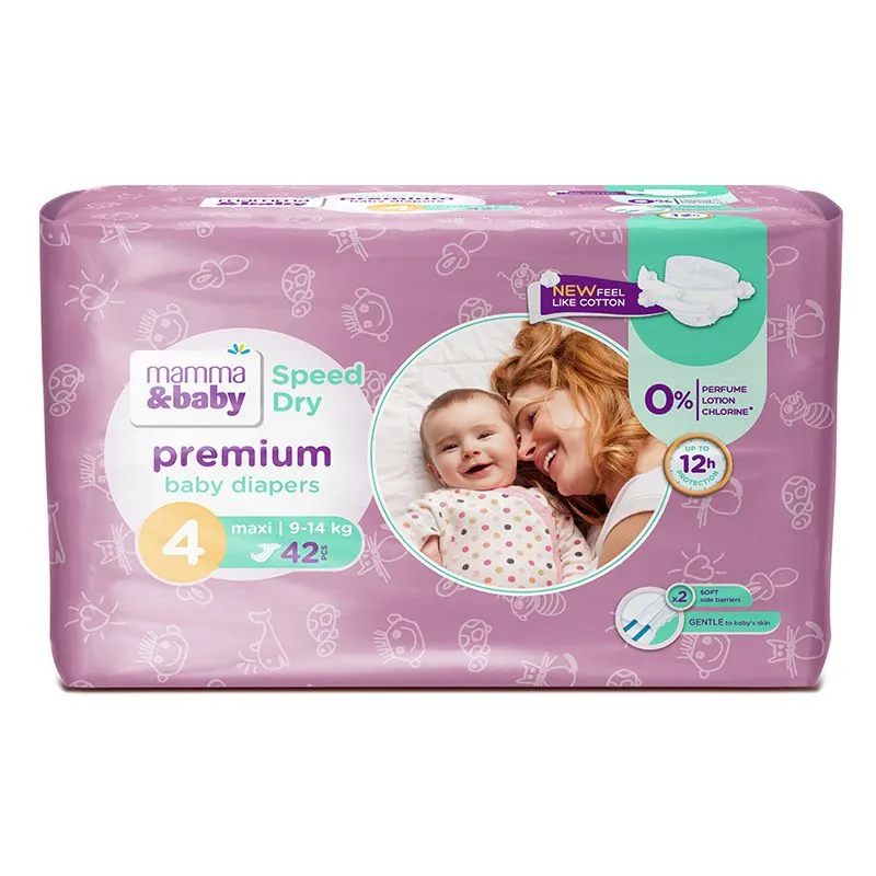 Mamma&baby pelene 4 maxi 42 kom