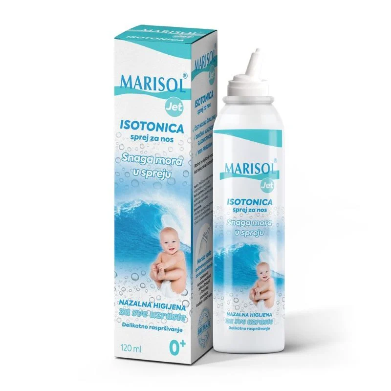 Marisol jet isotonica sprej rastvor za nos 0+ 120ml
