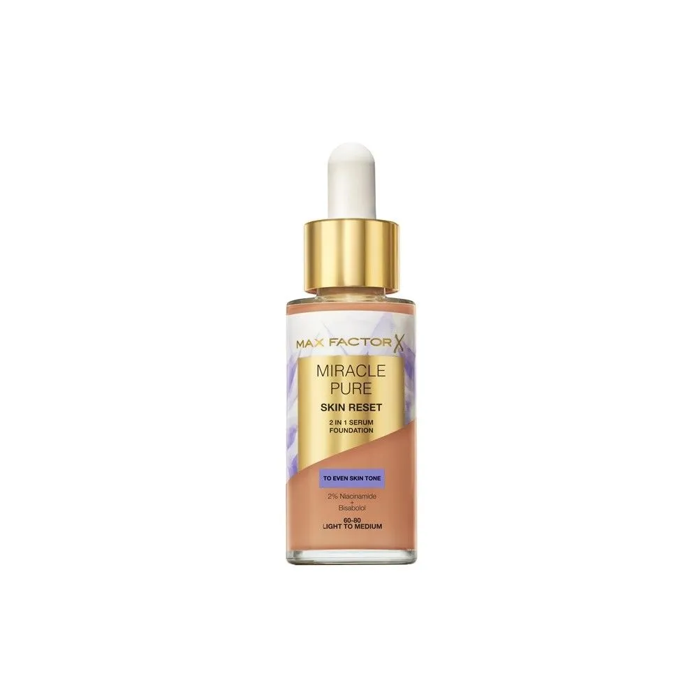 Max Factor Miracle pure 2u1 serum puder 60-80, 30ml