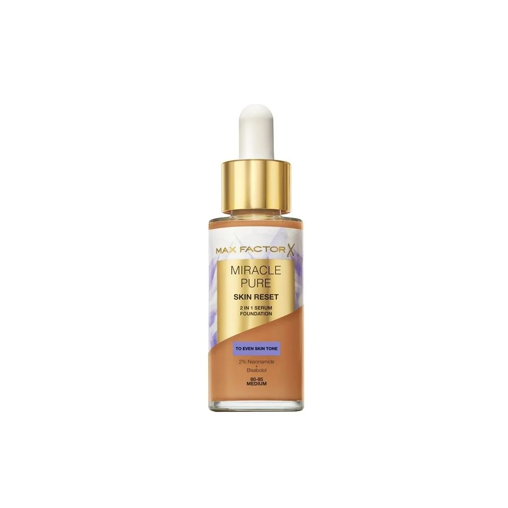 Max Factor Miracle pure 2u1 serum puder 80-85, 30ml