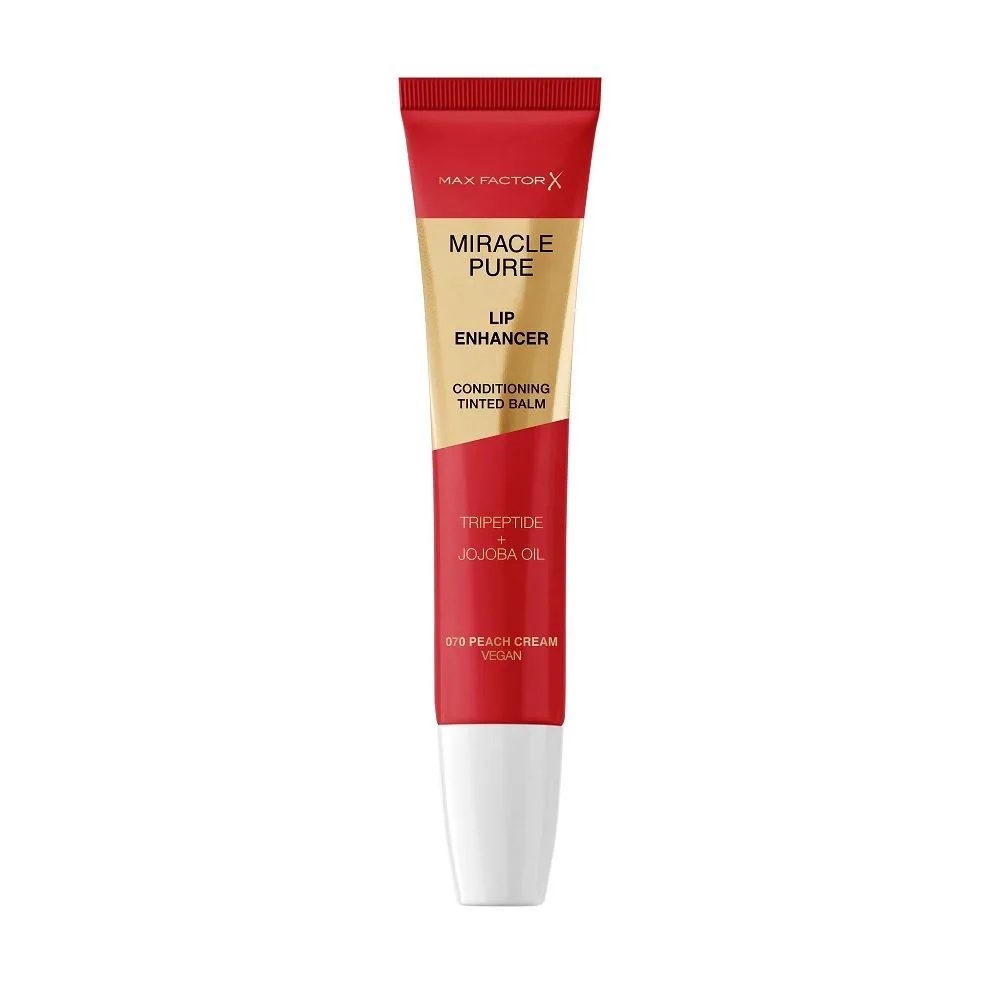 Max Factor Miracle Pure lip enhancer 70 Peach Cream, balzam za usne, 12ml