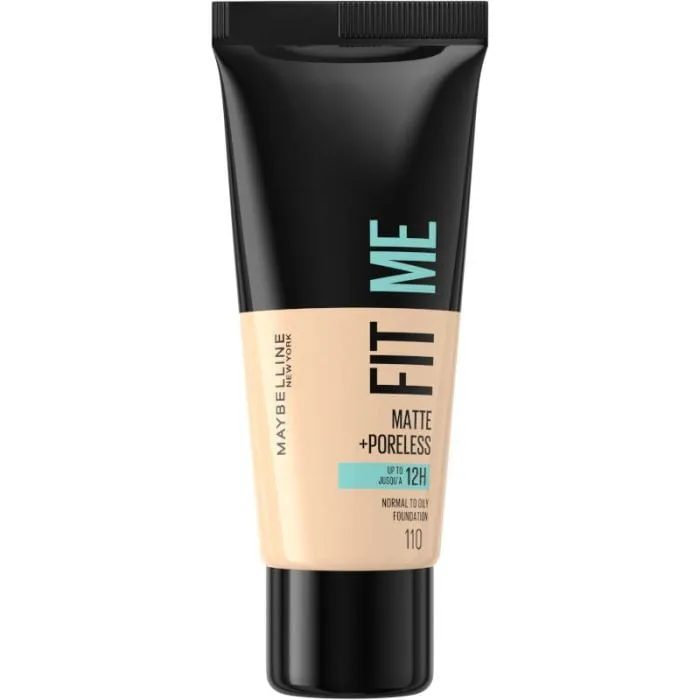 Maybelline New York Fit Me Matte Tečni puder 110 Porcelain