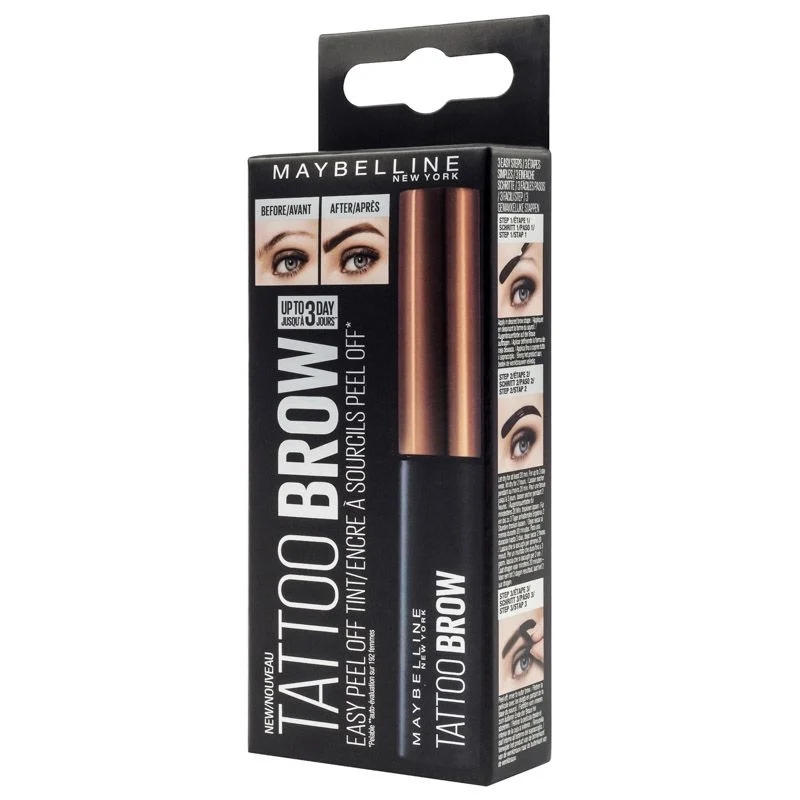 Maybelline New York Tattoo Brow peel-off gel za obrve u boji Medium Brown