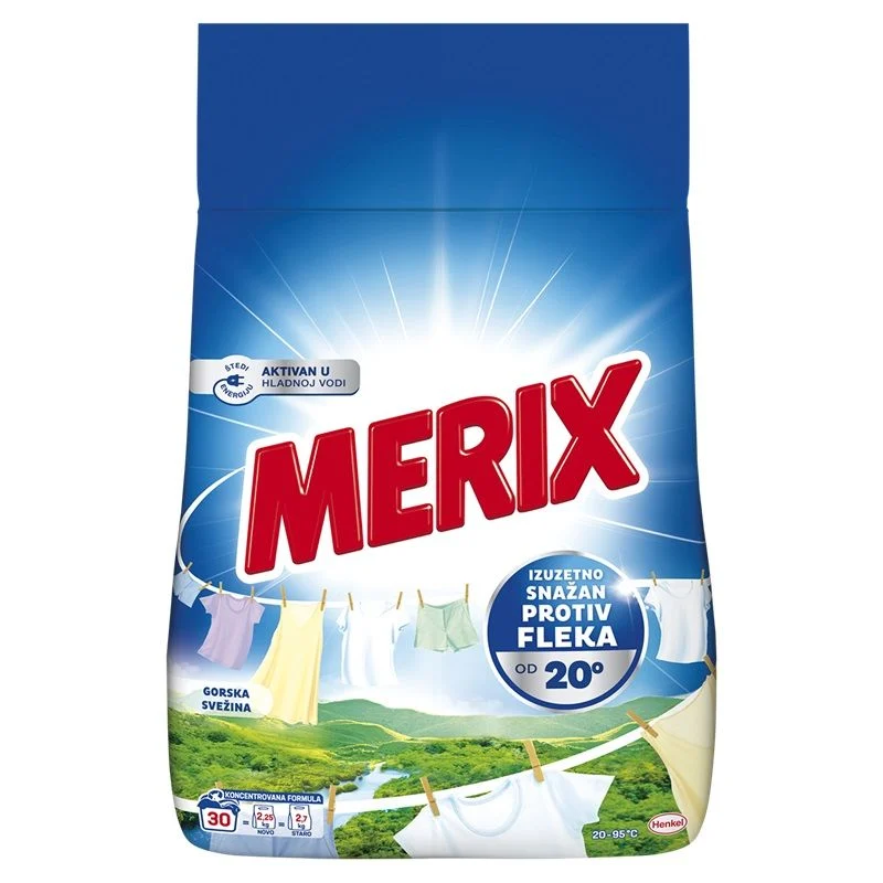 Merix Gorska svežina prašak za pranje veša 2.25 kg