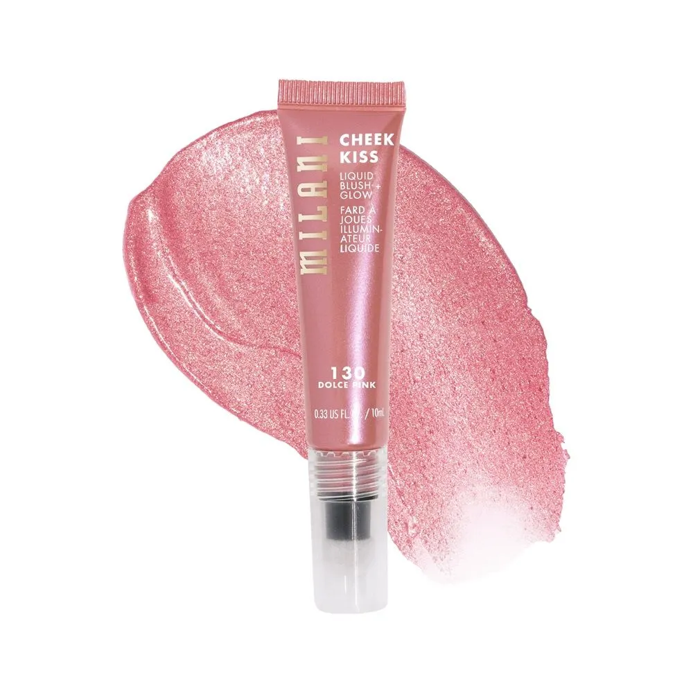 Milani cheek kiss blush + glow rumenilo 130 dolce pink