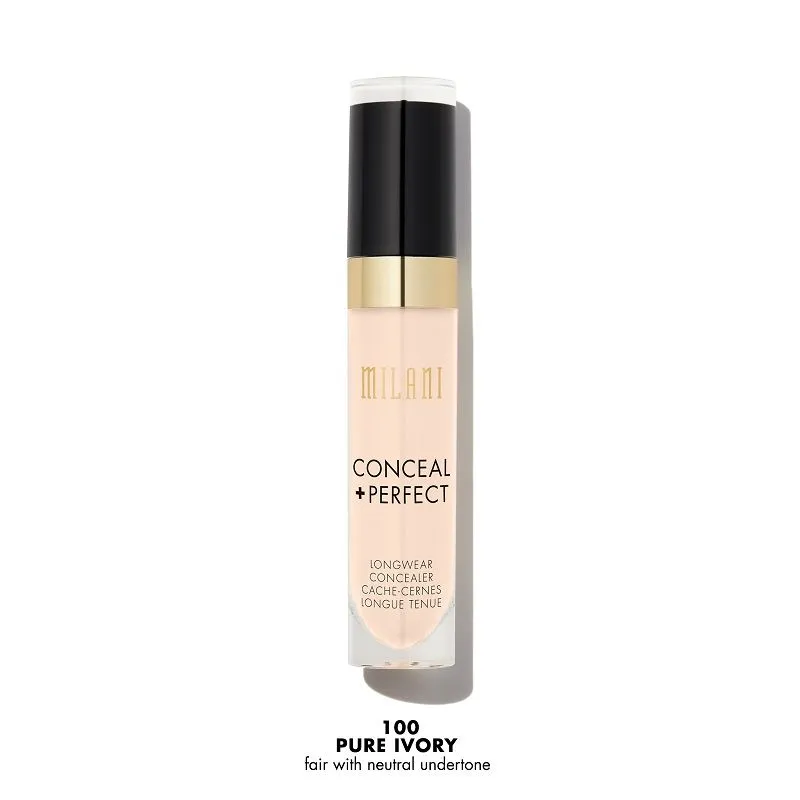 Milani conceal + perfect konsiler 100 pure ivory