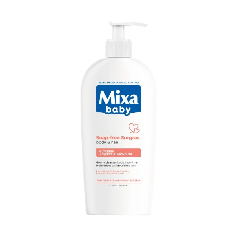 Mixa Baby Nežan gel za telo i kosu bez sapuna 400 ml