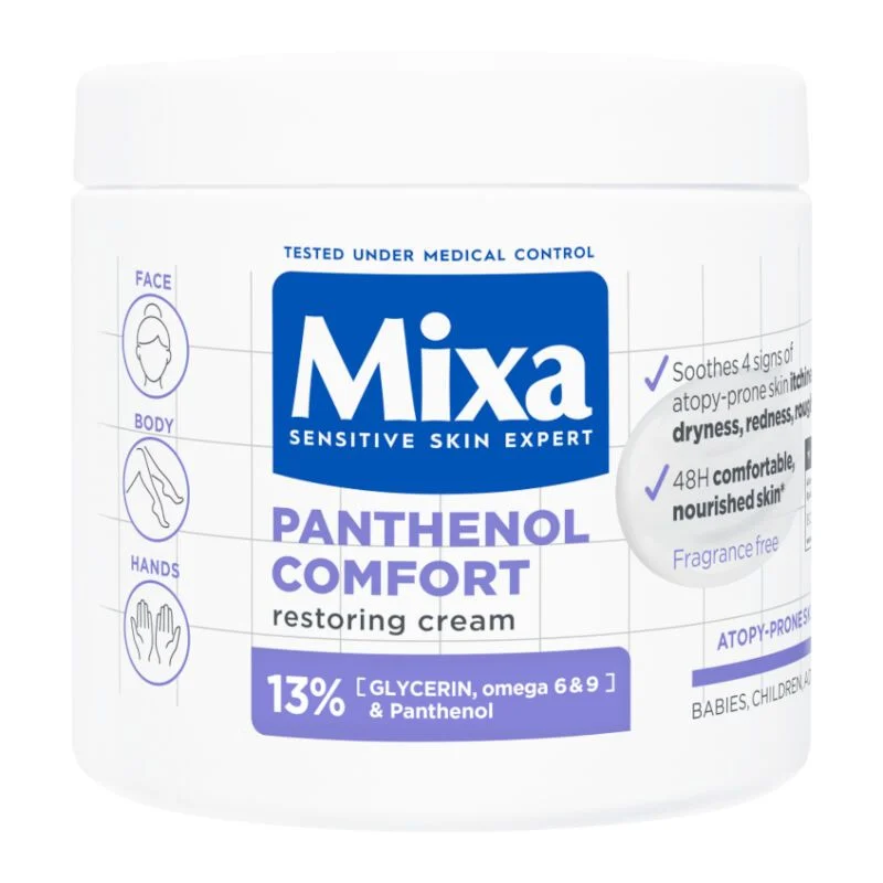 Mixa Panthenol Comfort umirujuća krema za kožu sklonu atopiji 400ml