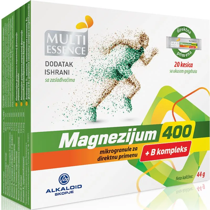 Multi Essence Magnezijum 400mg + B complex a20