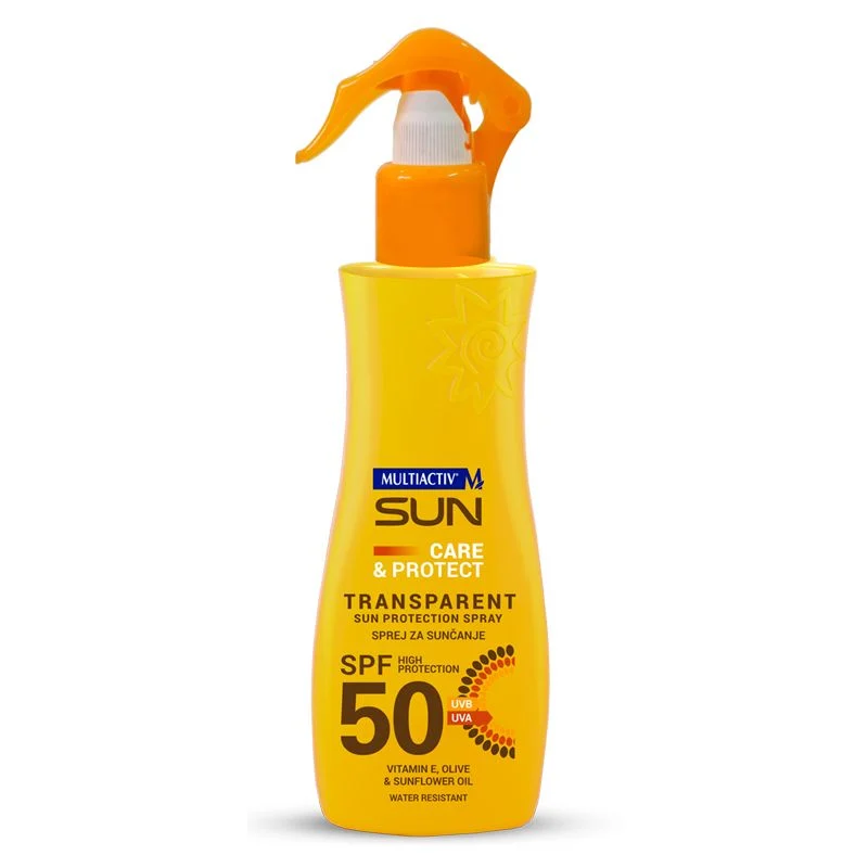 MULTIACTIV Care&Protect Mleko za sunčanje SPF 50 spray 200ml
