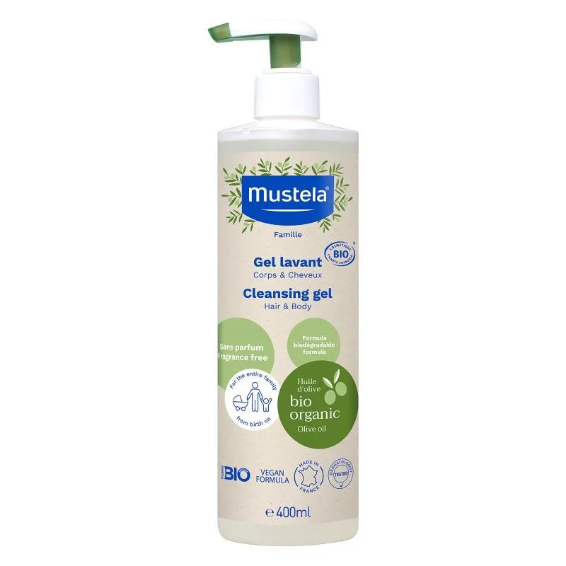 Mustela BioOrganic gel za kupanje 400ml