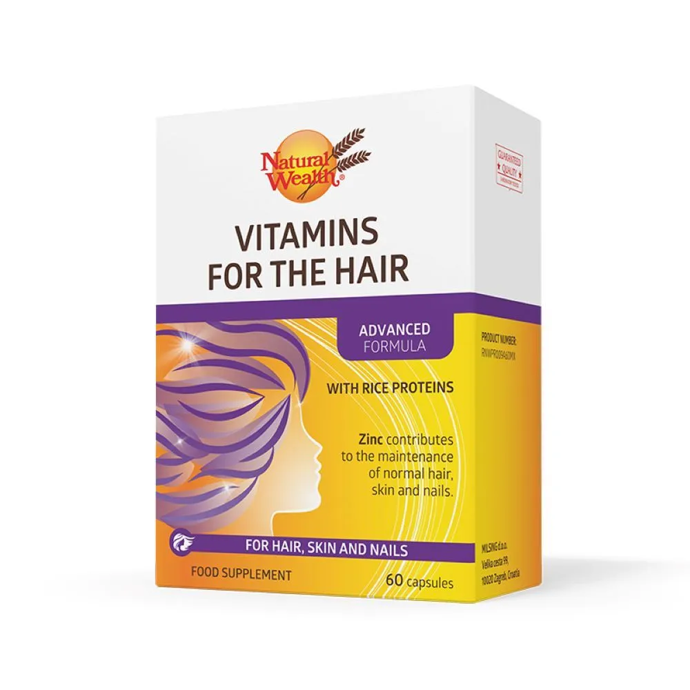 Natural Wealth Vitamini za kosu, 60 kapsula