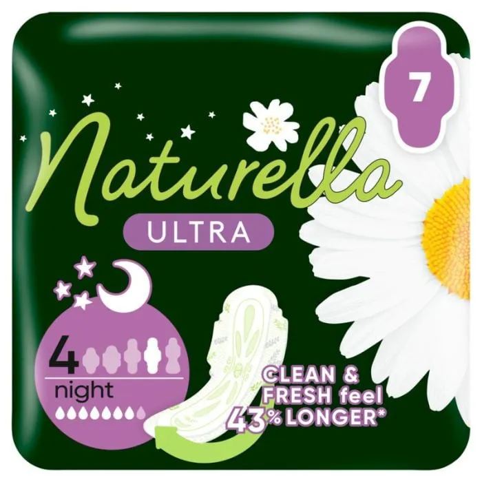 Naturella Ultra Nigh higijenski ulošci, 7 kom