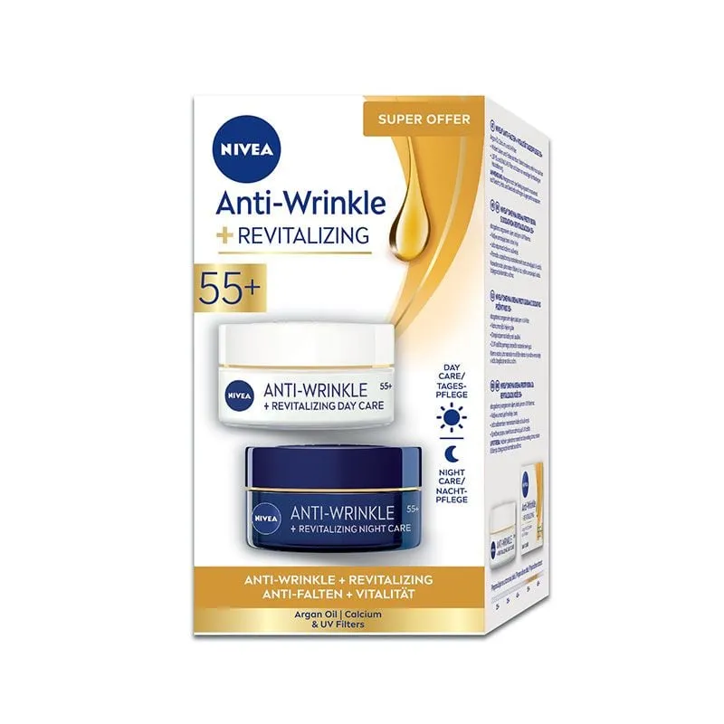 Nivea anti wrinkle duo dnevna+noćna krema (2x50ml)