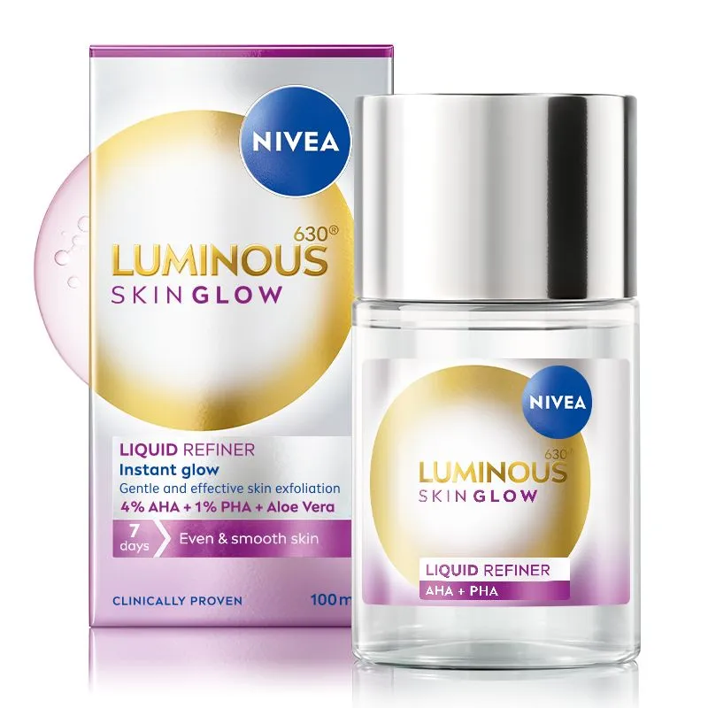 Nivea LUMINOUS630® Skin Glow tečni piling, 100ml