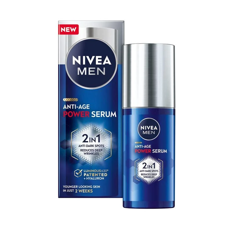 Nivea men Anti-age power 2u1 serum za lice 30ml