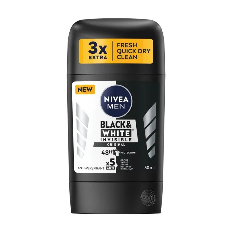 Nivea Men Black & white invisible original stik 50ml