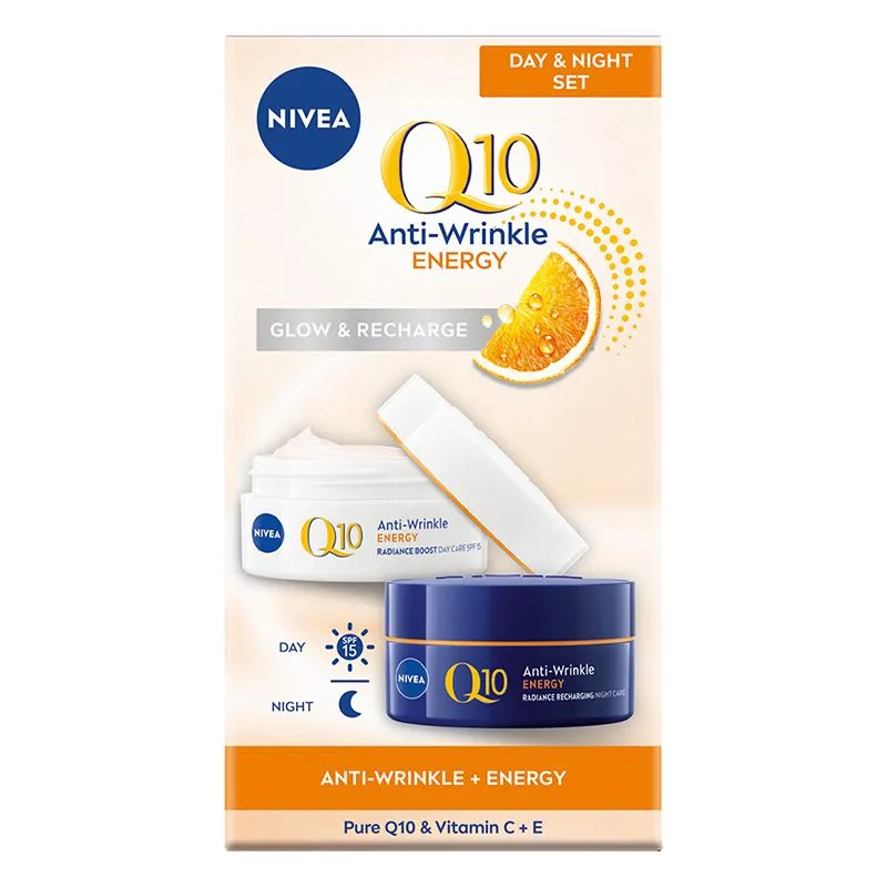 Nivea Q10 Energy duo dnevna+noćna krema 100ml