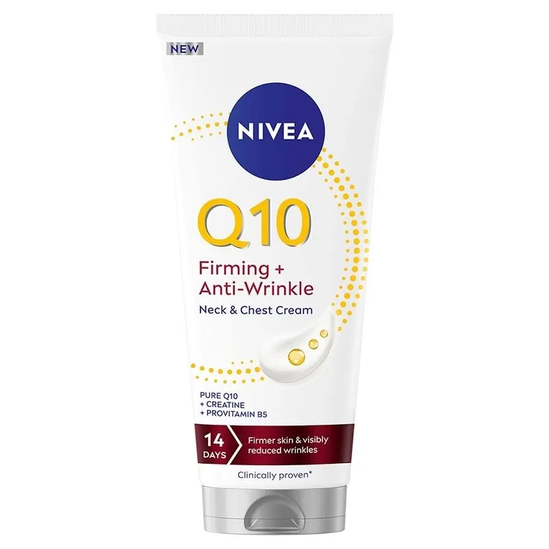NIVEA Q10 Firming + Anti-Wrinkle krema za vrat i dekolte 200ml
